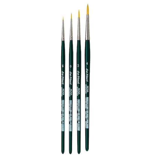 da Vinci NOVA Series 1570 4 Piece Synthetic Round Brush Set
